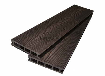 Террасная доска ДПК ExtraWood Forest 3D Bark Strong Wenge Mocca (Венге Мокка), глубокое тиснение